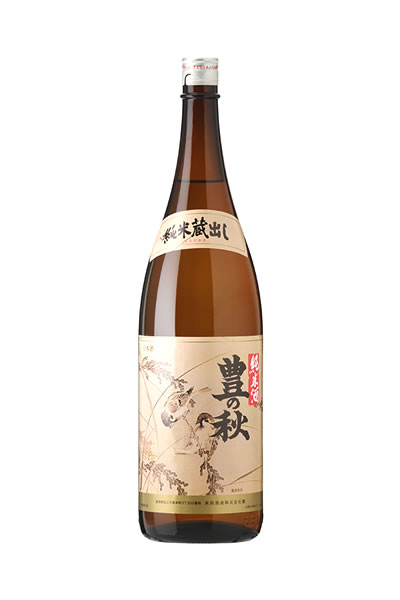 豊の秋 特別純米酒 雀と稲穂