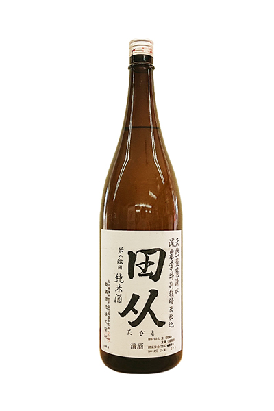 田从 純米酒 天然琵琶清水 減農薬特別栽培米仕込